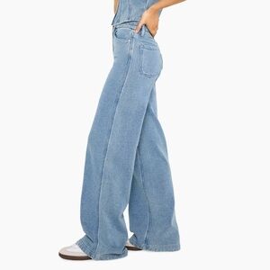 Good American Jeanius Good Skate Wide Leg Pant